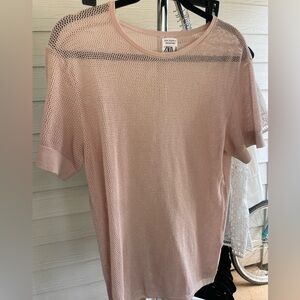 Zara Open Knit Tee